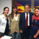 insieme ad alcuni giovani dei licei della città con Romano Prodi per conoscere la politica internazionale a Bologna